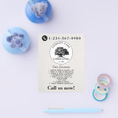 Lawn Mowing Landscaping Garden Lawn Care Tree Flyer (Einzeln)