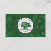 Lawn Mowing Landscaping Garden Lawn Care Tree Visitenkarte (Vorderseite)