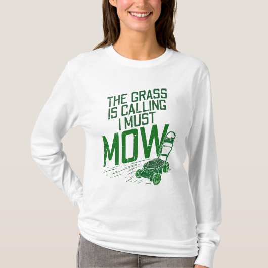 Lawn Mowing Lawn Care T-Shirt (Vorderseite)
