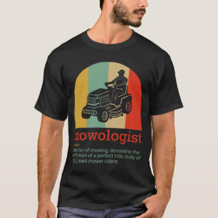 LAWN MOWING Mowologist definiert einen Master Mäh T-Shirt
