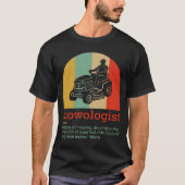 LAWN MOWING Mowologist definiert einen Master Mähe T-Shirt (Vorderseite)