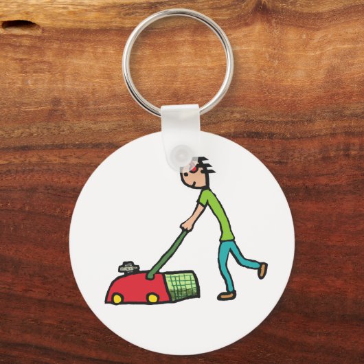 Lawn Mowing Schlüsselanhänger (Vorderseite)