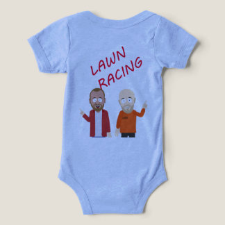 "Lawn Racing Baby Bodysuit - Classic Logo Edition"