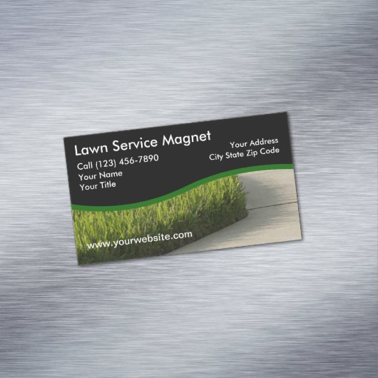 Lawn Service Business Magnete (Beispiel)