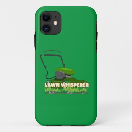 LAWN WHISPERER-Gärtnergeschenk Case-Mate iPhone Hülle (Rückseite)