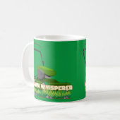 LAWN WHISPERER-Gärtnergeschenk Kaffeetasse (Vorderseite Links)