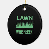 Lawn Whisperer Keramik Ornament (Links)