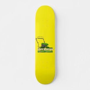 LAWN WHISPERER lustiges Gartengeschenk Skateboard