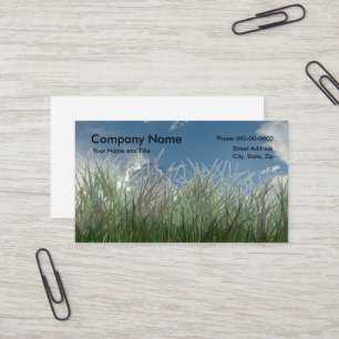 Lawncare Business Card Visitenkarte