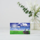 Lawncare Business Card Visitenkarte (Stehend Vorderseite)