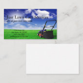 Lawncare Business Card Visitenkarte (Vorne/Hinten)