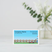 Lawncare BusinessCard Visitenkarte (Stehend Vorderseite)