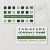 LAWNCARE Kundenanerkennung (Modquadrate) Treuekarte (Vorne/Hinten)