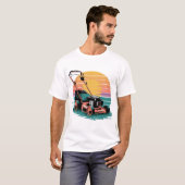 Lawnmower Sunset T-Shirt (Vorne ganz)