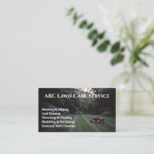 Lawnpro Premium Service Visitenkarte (Stehend Vorderseite)