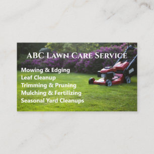 Lawnpro Premium-Service Visitenkarte
