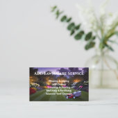 Lawnpro Premium Service Visitenkarte (Stehend Vorderseite)