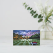 Lawnpro Premium Service Visitenkarte (Stehend Vorderseite)
