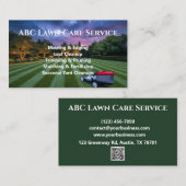 Lawnpro Premium Service Visitenkarte (Vorne/Hinten)