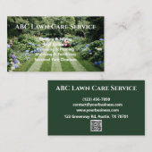 Lawnpro Premium Service Visitenkarte (Vorne/Hinten)