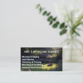 Lawnpro Premium Service Visitenkarte (Stehend Vorderseite)