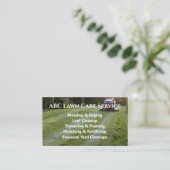 Lawnpro Premium Service Visitenkarte (Stehend Vorderseite)