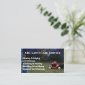 Lawnpro Premium-Service Visitenkarte (Stehend Vorderseite)
