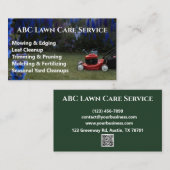 Lawnpro Premium-Service Visitenkarte (Vorne/Hinten)