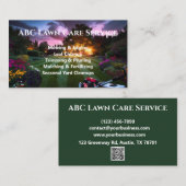 Lawnpro Premium-Service Visitenkarte (Vorne/Hinten)