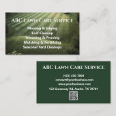 Lawnpro Premium Service Visitenkarte (Vorne/Hinten)