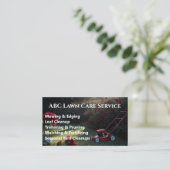 Lawnpro Premium-Service Visitenkarte (Stehend Vorderseite)