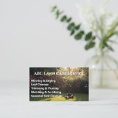 Lawnpro Premium Service Visitenkarte (Stehend Vorderseite)