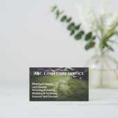 Lawnpro Premium Service Visitenkarte (Stehend Vorderseite)