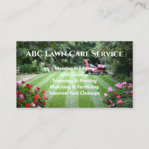 Lawnpro Premium-Service Visitenkarte