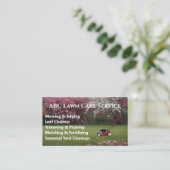 Lawnpro Premium Service Visitenkarte (Stehend Vorderseite)