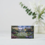 Lawnpro Premium Service Visitenkarte (Stehend Vorderseite)