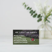 Lawnpro Premium Service Visitenkarte (Stehend Vorderseite)