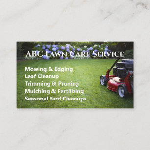 Lawnpro Premium-Service Visitenkarte