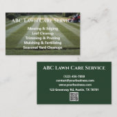 Lawnpro Premium-Service Visitenkarte (Vorne/Hinten)