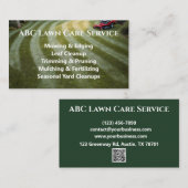 Lawnpro Premium Service Visitenkarte (Vorne/Hinten)