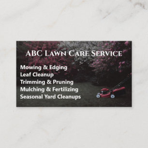 Lawnpro Premium-Service Visitenkarte