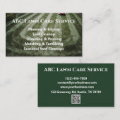Lawnpro Premium Service Visitenkarte (Vorne/Hinten)