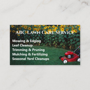 Lawnpro Premium-Service Visitenkarte
