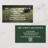 Lawnpro Premium Service Visitenkarte (Vorne/Hinten)