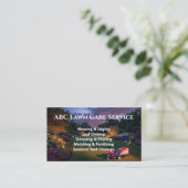 Lawnpro Premium-Service Visitenkarte (Stehend Vorderseite)