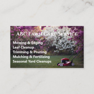 Lawnpro Premium-Service Visitenkarte
