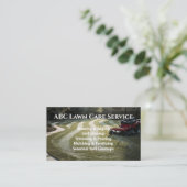 Lawnpro Premium Service Visitenkarte (Stehend Vorderseite)