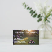 Lawnpro Premium Service Visitenkarte (Stehend Vorderseite)