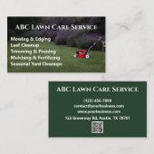 Lawnpro Premium Service Visitenkarte (Vorne/Hinten)