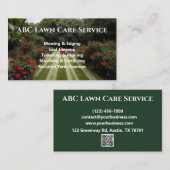 Lawnpro Premium Service Visitenkarte (Vorne/Hinten)